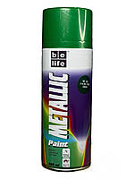 Аерозольна фарба Belife Metallic Paint 400 мл 342 зелений