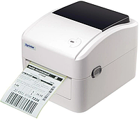 Термопринтер этикеток Xprinter XP-420B до 115мм (USB) white