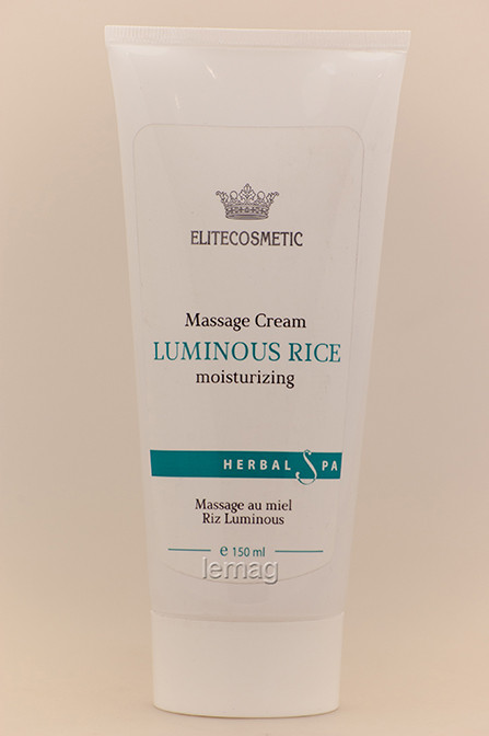 ELITECOSMETIC Масажний крем Рисовий (текстура меду) для тіла, 150 мл