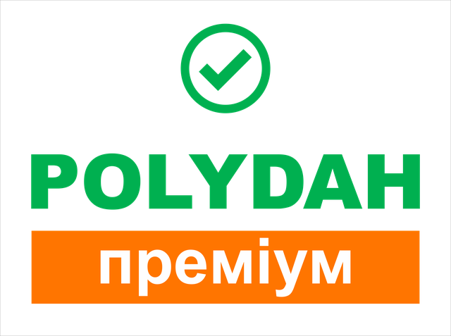 Полікарбонат для теплиць марки POLYDAH-преміум - Логотип з пташкою