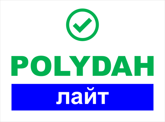 Полікарбонат для теплиць марки POLYDAH-лайт - Логотип з пташкою