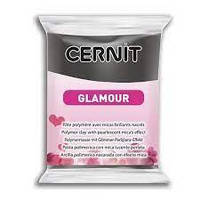 Полімерна глина, Cernit GLAMOUR , №100, Чорний перламутр, 56 гр.
