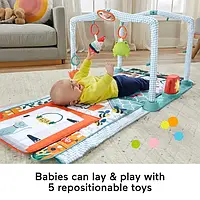 Розвиваючий центр 3-в-1 Activity Gym Fisher-Price Crawl & Play, з іграшками