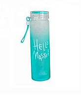 Пляшка для води Elite 500 мл Hello Master transp blue