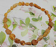 Бусы из отборного натурального лечебного янтаря "Солнечный Май", размер камней 12-20 мм., вес 24 грамма