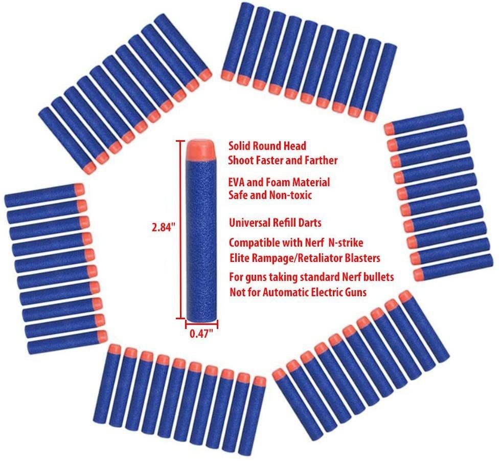 Набір зі 100 стріл (м'які кулі) для іграшкової зброї., фото 1