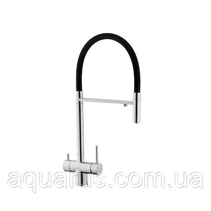 Змішувач для кухні з підключенням до фільтру Kroner KRP Edelstahl Klassisch - ESG03815BLK, фото 1