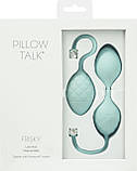 Розкішні вагінальні кульки PILLOW TALK - Frisky Teal з кристалом, діаметр 3,2 см, вага 49-75 гр, фото 9