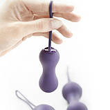 Набір вагінальних кульок Je Joue - Ami Purple, діаметр 3,8-3,3-2,7см, вага 54-71-100гр, фото 3