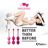 Набір вагінальних кульок для просунутих FeelzToys - FemmeFit Advanced Pelvic Muscle Training Set, фото 8