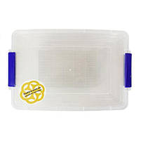 Контейнер із кришкою прямокутний 15Л MAX, пластик, прозорий SNMZ, фото 3