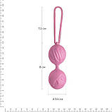 Вагінальні кульки Adrien Lastic Geisha Lastic Balls Mini Pink (S), діаметр 3,4 см, маса 85 г, фото 2