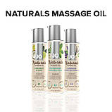 Масажна олія System JO - Naturals Massage Oil - Peppermint & Eucalyptus з натуральними ефірними олія, фото 5