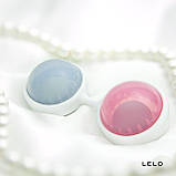 Набір вагінальних кульок LELO Beads, діаметр 3,5 см, змінне навантаження, 2х28 та 2х37 г, фото 9