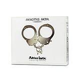 Наручники металеві Adrien Lastic Handcuffs Metallic (поліцейські), фото 4