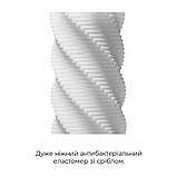 Мастурбатор Tenga 3D Spiral, дуже ніжний, з антибактеріального еластомеру зі сріблом, фото 4
