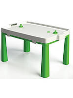 Стол детский + аэрохоккей комплект для игры DOLONI TOYS Зелёный (Z045802) (bbx)