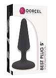 Анальна пробка Dorcel Best Plug S м'який soft-touch силікон, макс. діаметр 3,1см, фото 2