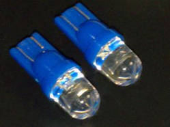 LED лампочка блакитного світіння T10 АВТО х 2 шт