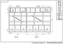 План расположения и габариты трансформаторной подстанции 2КТПГС-1000/10/0,4 (чертеж)
