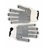 Рукавички в'язані Technics (16-002) білі з вкрапленням, L (пар.)