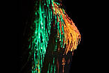 Зелена воскова свічка Art of Sex size M 15 см низькотемпературна, люмінесцентна, фото 3
