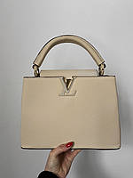 Жіноча сумочка луї вітон бежева Louis Vuitton молодіжна гарна сумка через плече