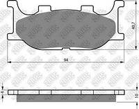 Гальмівні колодки NIBK PM063