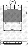 Гальмівні колодки NIBK PM187