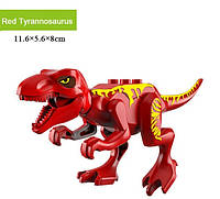Конструктор фигурка динозавр тираннозавр красный