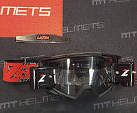 Мотоочки LAZER Goggle Race Style Black Red - Clear Lens