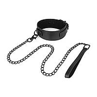 Нашийник з повітропроникним коміром Bedroom Fantasies Collar&Leash