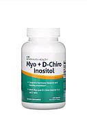 Міо-інозитол + D-хіро інозитол, Инозитол, Myo + D-Chiro Inositol, Fairhaven Health, 120 капсул