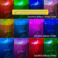 Проектор галактики лазерний Астронавт-космонавт Дитячий нічник у кімнату фігурка космонавта Astronaut Білий, фото 6