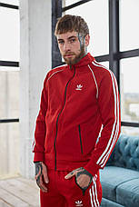 Костюм спортивний Adidas зимовий червоний XS, фото 2