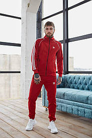 Костюм спортивний Adidas зимовий червоний XS