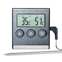Термометр для мяса TP-700 0 до +250C с выносным щупом и таймером нержавеющая сталь
