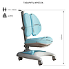 Комплект меблів Cubby Nerine Grey + FunDesk Premio Blue, фото 11