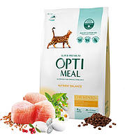 Optimeal Chicken 4кг Оптимил для взрослых кошек с курицей