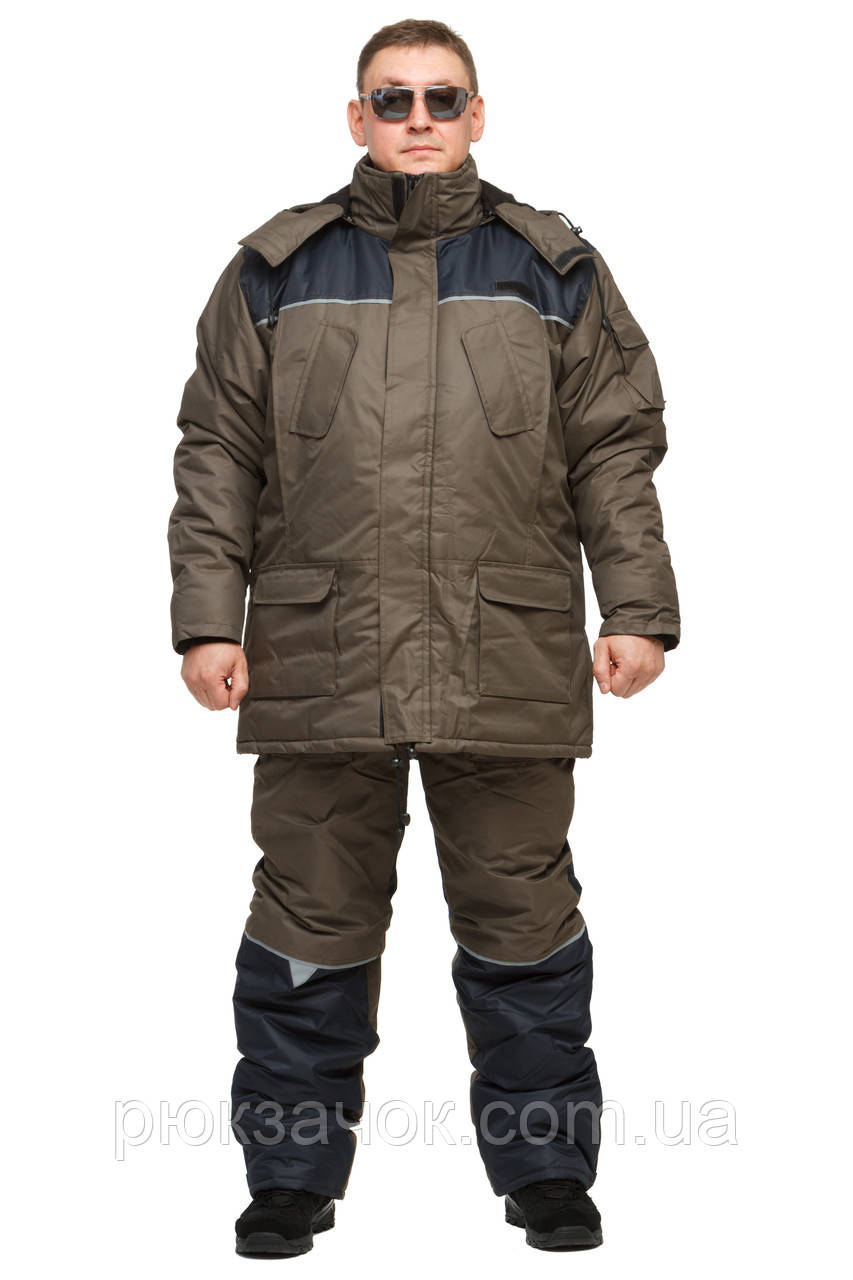Зимовий костюм непромокальний до -30 градусів "Турист" ОЛИВА розміри від 48 до 58