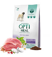 Optimeal Оптимил 4 кг для малых пород с уткой Оптиміл сухий корм для собак маленьких порід з качкою