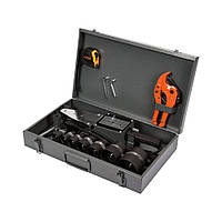 Паяльник для пайки термопластикових труб P= 800/1500 Вт (макс. t= 0-300°C) Sthor 78910