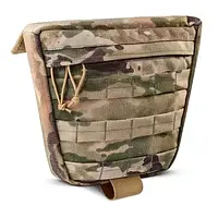 Сумка-напашник Large Lower Accessory Pouch Multicam,тактический подсумок под баллистический пакет мультикам