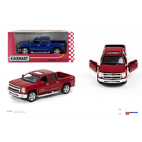 Модель джип 5' KT5381W 2014 Chevrolet Silverado металл.инерц.откр.дв.4цв.кор.