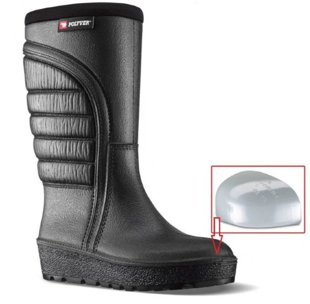 Чоботи зимові Polyver Winter Safety чорні до -40 градусів