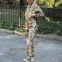 Тактическая форма женская уставная пиксель ММ-14 (42 - 52р) рип стоп Костюм армейский ЗСУ