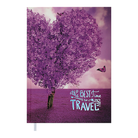 Щоденник недат ROMANTIC A5 фіолетовий, фото 1