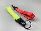 Брелок підвіс для ключів пряжка-карабін, тримач ключів з карабіном зелений, фото 4