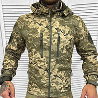 Куртка тактическая softshell осення Squad пиксель (M - XXXL) софтшел Куртка мужская ЗСУ демисезонная