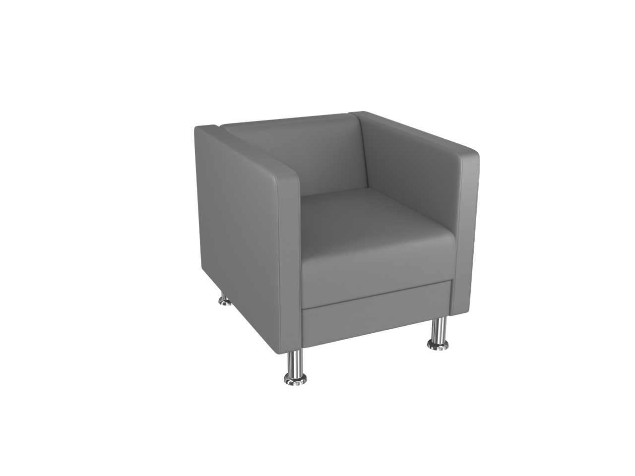Офісне крісло BNB Bongo Одномісне Світло-сіре (Колір 2232)